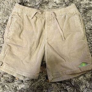 Men’s size small Pacsun / Katin corduroy beige shorts
